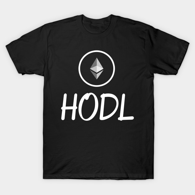 HODL Ethereum T-Shirt by mangobanana